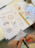 Arabic Letter Worksheets - Cut, Paste and Colour PDF - أوراق عمل قص ولصق - Arabic Joy